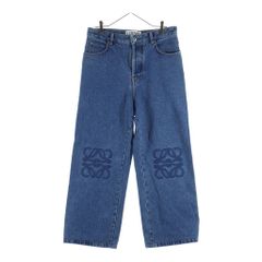 早い者勝ち！LOEWE アナグラム デニムパンツ ブルー 32 - メルカリ