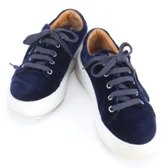 美品 バリー ローカット スニーカー 35 1/2 レースアップ 靴 シューズ フラット ネイビー 紺 レディース RBM DV20-6【中古】のサムネイル