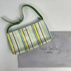 PAUL SMITH WOMEN マルチストライプ　ワンショルダーバッグ　保存袋付きA52のサムネイル