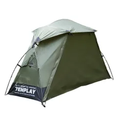 「Shelta Pod×TENPLAY」26年モデル 一体型 自立式 ソロテント コット用テント 1人用 簡単設営 軽量 小型 コンパクト アウトドア キャンプ 7001アルミ 2kg 190ｘ70ｘ120cm 防水 耐水5000mm 前後出入り ハイキングのサムネイル