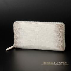 極美品〉LEATHERJEWELS レザージュエルズ 長財布 クロコ ヒマラヤ 