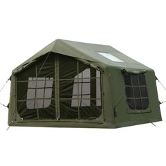 ロッジ型テント 2ルームテント オリーブドラブ - メルカリ