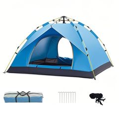 美品】最終お値引Sable ドームテント ワンタッチ キャンプテント 3-4人