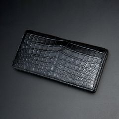 新品 定29万 最高峰 クロコダイル ニロティカス 極艶 無双 長財布 小銭