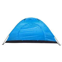 キャンプ用テント、ビーチテント 1人用テント 防風 屋外 一人用テント レジャー 防水テント キャンプ 釣り 登山用 (青)のサムネイル