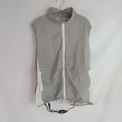 M1-03748 【Mens】中国製 ファン付ベスト JP:L (M相当) / グレー ファン付属 88-春秋のサムネイル