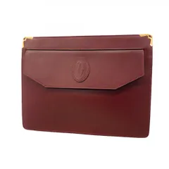 カルティエ(Cartier) カルティエ クラッチバッグ マスト レザー ボルドー メンズのサムネイル