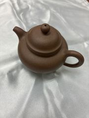 ②紅泥 文革壺 早期壺 黄龍山原鉱 宜興 朱泥 紫砂 茶壺 急須 中国茶器