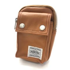 PORTER ブルーム ファー キーホルダー チャーム しっぽ オレンジ