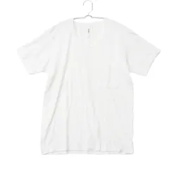 ATTACHMENT アタッチメント 半袖Ｔシャツ スーピマ 天竺 クルーネック ポケット コットン ジャージー AJ51-247 FK-1 ホワイト 2【M】 メンズ 【中古】のサムネイル