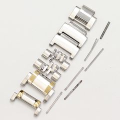 オメガ 1037/128 純正ベルト ステンレス シルバーカラー 18mm用 メンズ