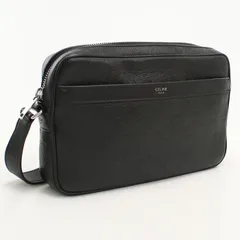 CELINE セリーヌ ミディアム メッセンジャーバッグ エンボス加工 トリオンフ 117003FS3.38SI 斜め掛け ショルダーバッグ カーフ【中古】 メンズのサムネイル