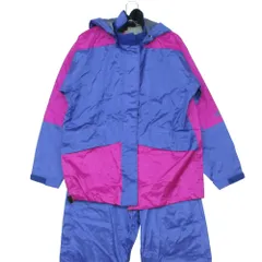 THE NORTH FACE ザ・ノースフェイス セットアップ GORE-TEX レインウェア 上下セット 雨具 カッパ マウンテンパーカー パンツ 収納袋付き FK-2 ブルー M レディース 【中古】