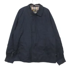 DAKS ダックス スイングトップ ハウスチェック裏地 ジップアップ ジャケット アウター ネイビー L【L】 メンズ 【中古】のサムネイル