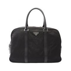 PRADA プラダ ナイロン ボストンバッグ ブラック - メルカリ