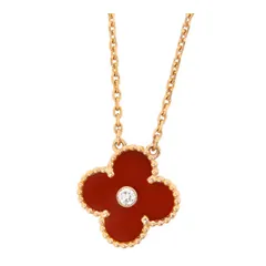 ヴァンクリーフ&アーペル ヴィンテージ アルハンブラ ネックレス 2011年ホリデー限定 Au750 (K18PG) レディース Van Cleef & Arpels【中古】 【ジュエリー】のサムネイル