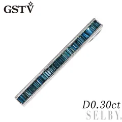 GSTV Pt950 トリートブルー ダイヤモンド ペンダントトップ 0.30ct のサムネイル