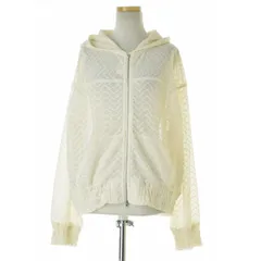 【JEANASIS】661793 レースシアーZIPパーカーブルゾンパーカーのサムネイル