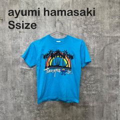 [Y-936]하마사키 아유미 ayumi hamasaki S 라이브 T셔츠 05 SUMMER Team Message 반소매 블루 블루 투어 상품