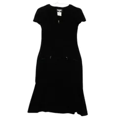 美品 CHANEL シャネル ワンピース 半袖 CC ココマーク ジップアップ P09340V05812 97A ブラック 36 レディース 【中古】のサムネイル