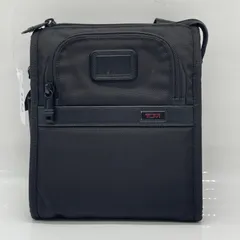 BN9352●TUMI トゥミ ALPHA アルファ2 22110D2 ショルダーバッグ ブラック コンパクト 斜めがけ ネームタグ付きのサムネイル