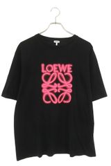 美品✨LOEWE アナグラムロゴ刺繍 ネオン Tシャツ L相当 - メルカリ