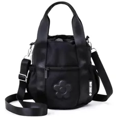 MARY QUANT マリークワント コスメティック 6ポケット 2Way ショルダーバッグ