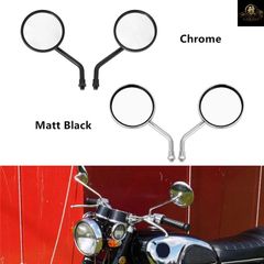 カブ用 角型ショートステムミラー 左右セット EMC - メルカリ