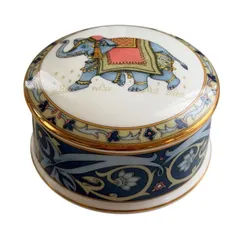 ★⚪︎WEDGWOOD ウェッジウッド ブルーエレファント ウンドボックス 小物入れのサムネイル