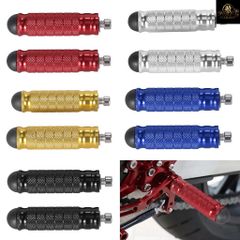 2個入り M8 オートバイ用非折りたたみ式フットレスト フットペグ フットレスト ペグ リアペダルセット バイクパーツ