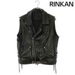 クロムハーツ  JJ DEAN/JJディーン VEST バックフェアリークロスデザインレザーベスト メンズ Sのサムネイル