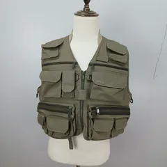 古着　ORVIS　オービス　フィッシングベスト　カーキ　【1056】のサムネイル