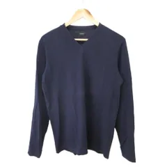 ジルサンダー JIL SANDER Tシャツ 紺 ネイビー Vネック 長袖 無地 /NP ■GY62のサムネイル
