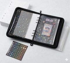 SEVENMINT】A6 クリアバインダーセット 本体＋リフィル＋シール - メルカリ