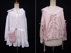 ■34 Secret Honey シークレットハニー他3点  フリルセーラーブルゾン  シフォンパーカー バッグ サイズ2■レトロガーリー/量産型/地雷系のサムネイル