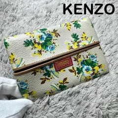 KENZO ケンゾー コインケース ティッシュケース 花柄 レザーのサムネイル