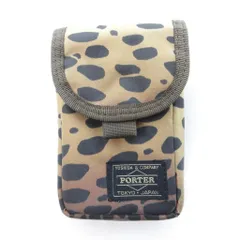 ポーター PORTER コンパクトポーチ レオパード 茶 ブラウン /HWのサムネイル