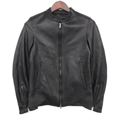 SHIPS シップス ANY OUTLAST ライダースジャケット 羊革 ラムレザー ブルゾン アウター ブラック XS メンズ 【中古】のサムネイル