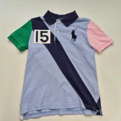 （QR正規品認証）4/4T ポロ ラルフローレン キッズ ビックポニー バイカラー ポロTシャツのサムネイル