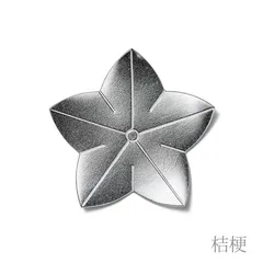 未使用新品　能作　フラワートレー - 桔梗　501383　錫100％　NOUSAKU　のうさく　和風　日本製　箱入り　小皿　銘々皿　菓子器　コースター　茶托　アクセサリートレイ　ききょうのサムネイル