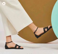 新品未使用】HERMES サントリーニ サンダル スタッズ ブラック 38
