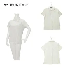 ムニタルプ MUNITALP レディース 春夏 吸水速乾 UVカット 接触冷感 conzeroナイロンハイテンション半袖シャツ サイズ42(L) 005-28540のサムネイル