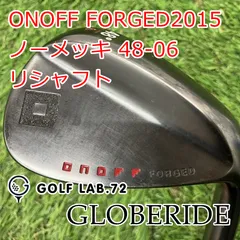 【中古】ウェッジ グローブライド(ダイワ) ONOFF FORGED2015ノーメッキ 48-06◆リシャフト◆S◆48[9672]のサムネイル