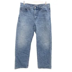ジェイダブリューアンダーソン JWアンダーソン J.W.ANDERSON ユニクロ UNIQLO ジーンズ デニムパンツ 8 紺 ネイビー フルレングス /IL ■ECF006