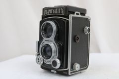 レア・ヴィンテージMANANFLEX 二眼レフカメラ1950年代F-1:3.5 - メルカリ