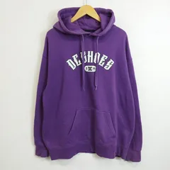 DC SHOES ディーシーシューズ プルオーバー パーカー ビックシルエット ビッグロゴ フロントロゴ 裏起毛 長袖 skate ストリート Y2K パープル サイズ L F702のサムネイル