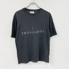 TRUSSARDI　トラサルディ　半袖プリントTシャツ　ダークグレー　46サイズ　古着のサムネイル