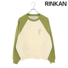 アミアレクサンドルマテュッシ  26SS  USW781747 バイカラーハートA刺繍スウェット メンズ Mのサムネイル
