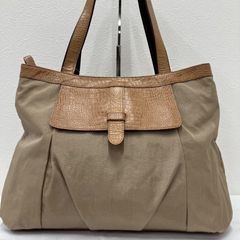 ✨良品✨ ワコー トートバッグ フラップ クロコ型押し シルバー金具 