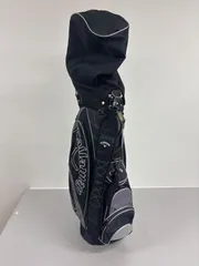 ★★送料無料【良品】Callaway キャロウェイ キャディバッグ ゴルフバッグ ブラック×グレー 7分割 フード付のサムネイル